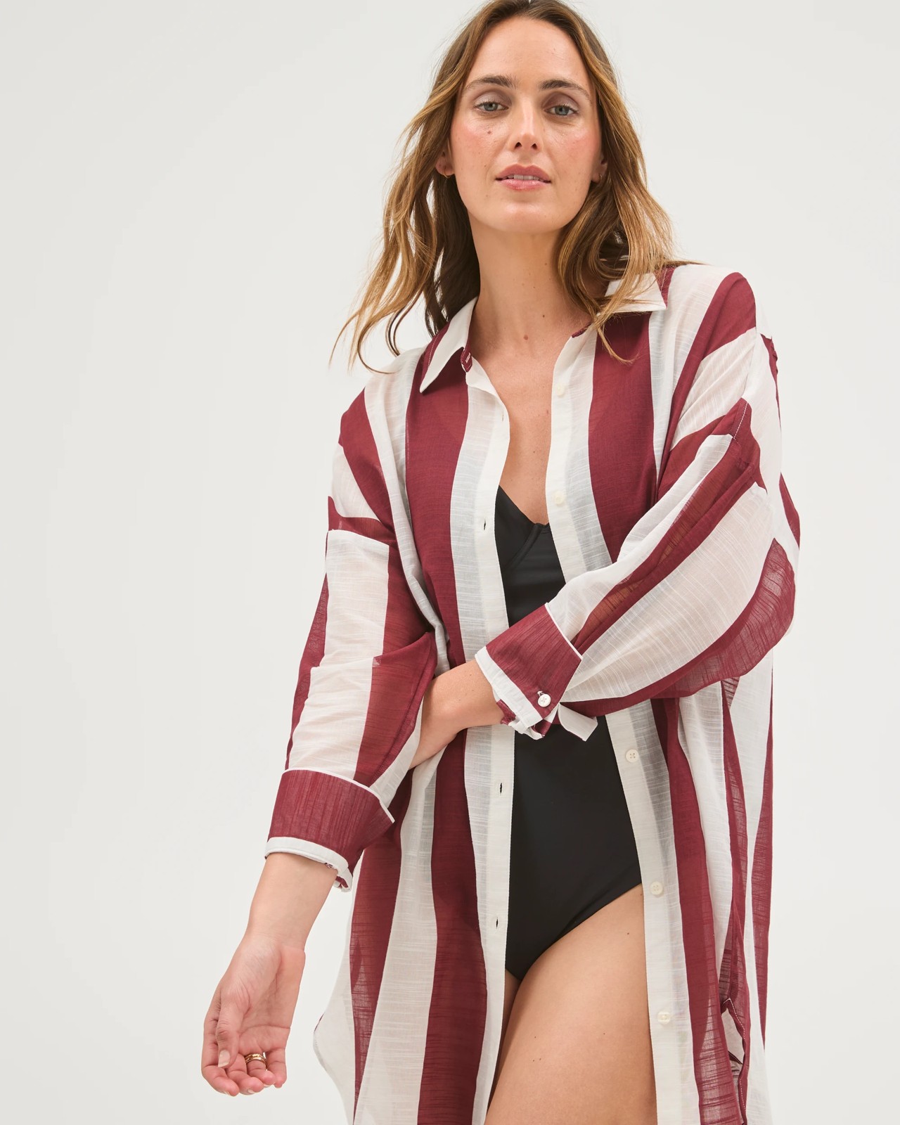 Resort Longline Swim Overshirt 2 of 5