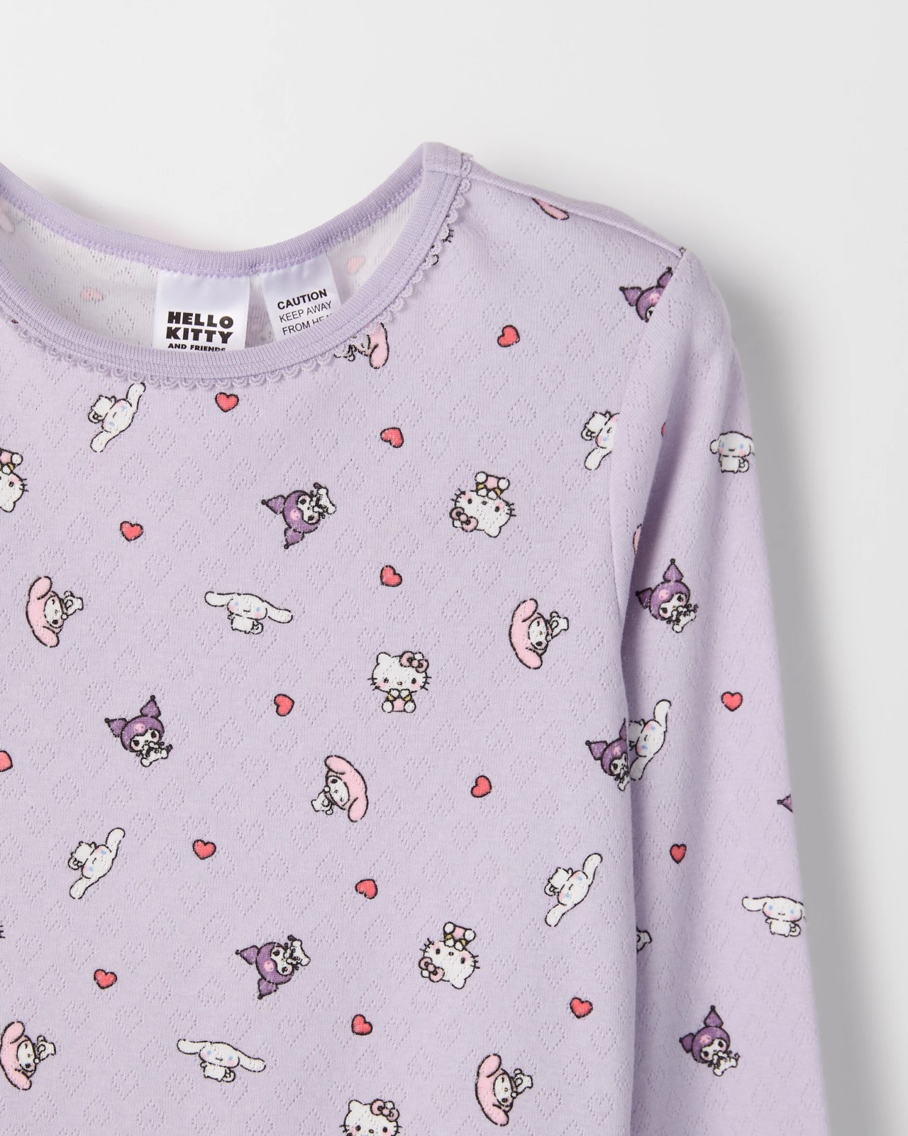 Hello Kitty Mini Me Family Matching Australian Cotton Older Girls Pyjama Set  2 of 3