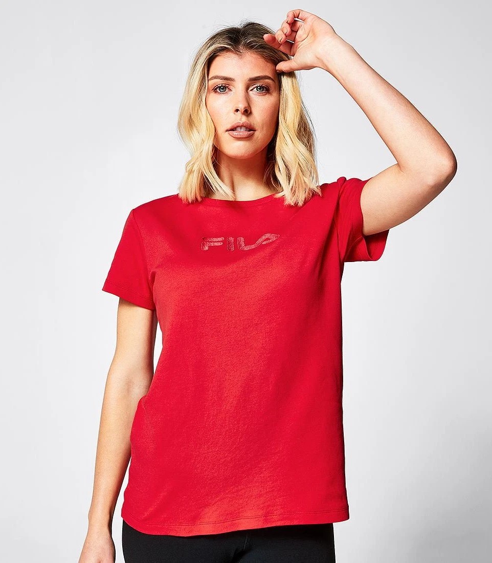 Fila Corette T Shirt Red Target Australia