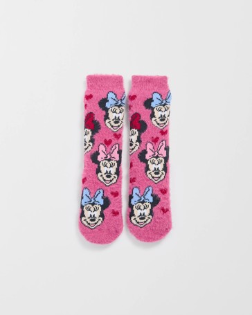 Disney Minnie Mouse Sherpa Lined Home Socks