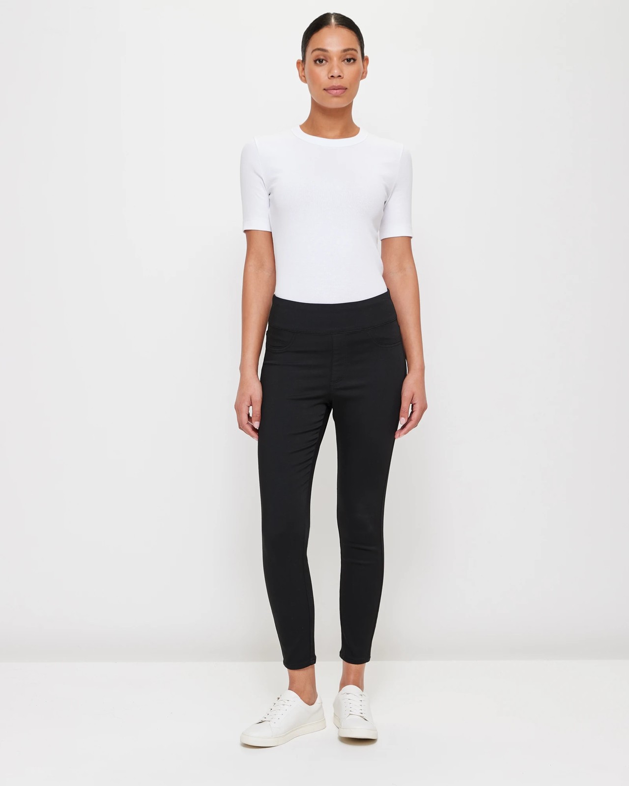 Lydia High Rise Crop Length Denim Jeggings | Target Australia