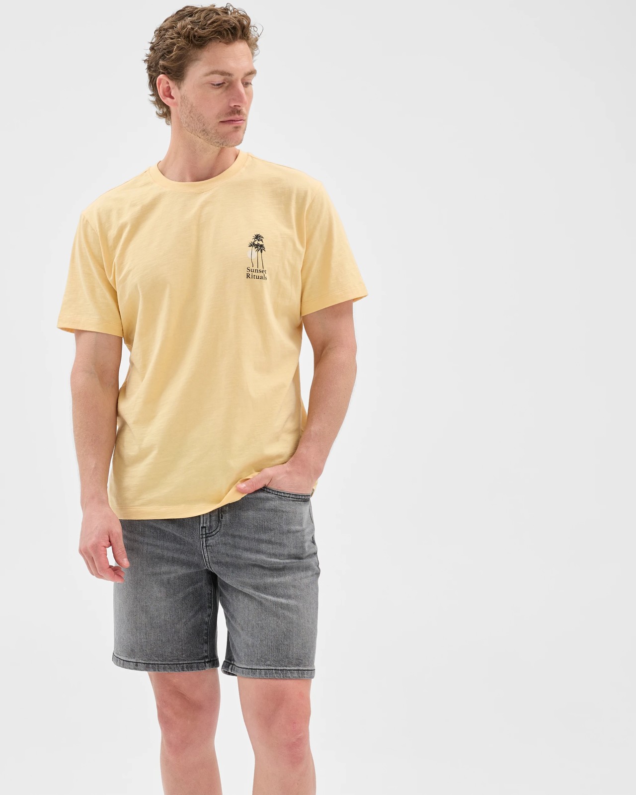 Cotton Denim Shorts 3 of 5
