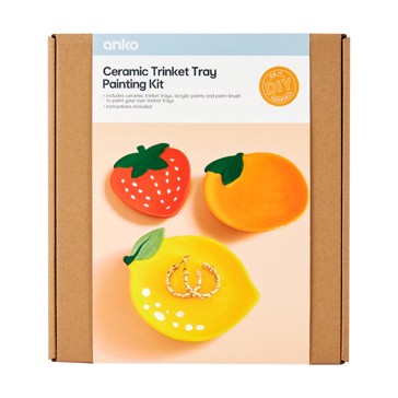 Ceramic Trinket Tray Painting Kit - Anko