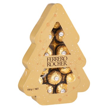 Ferrero Rocher 12 Piece Tree Boxed Chocolate Gift - 150g