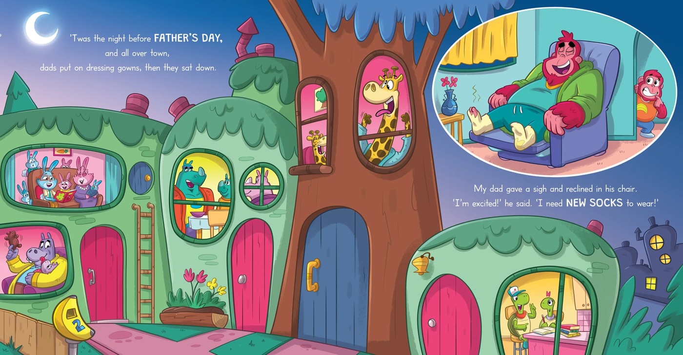 Twas the Fart Before Father's Day by Adam Wallace - Book 2 of 3