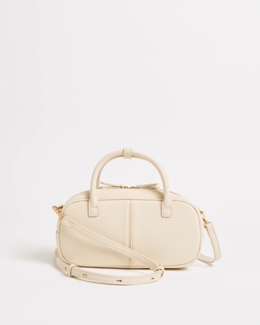 Mini Pebble Bowler Crossbody Bag