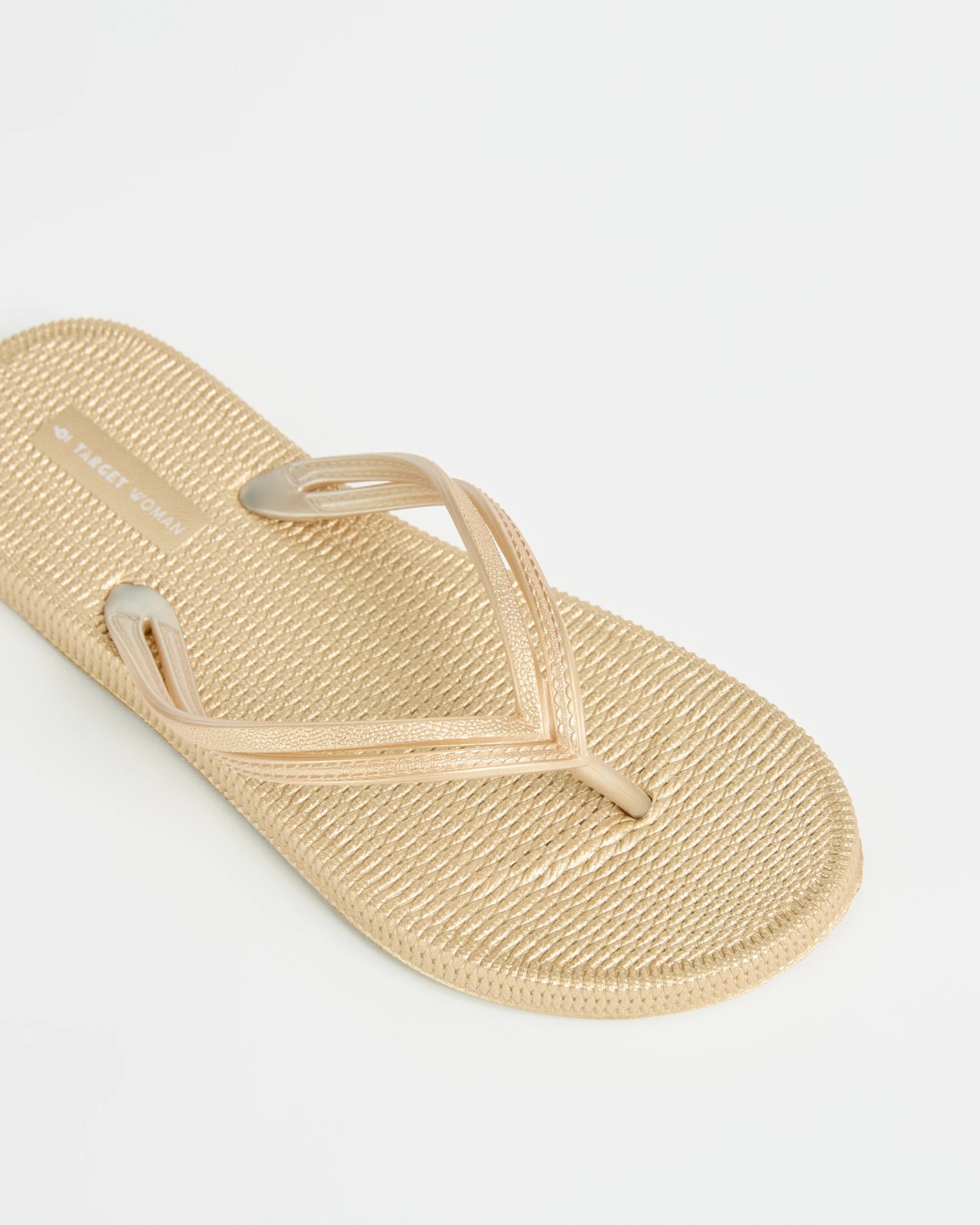 Textured Thongs - Gold 3 of 3