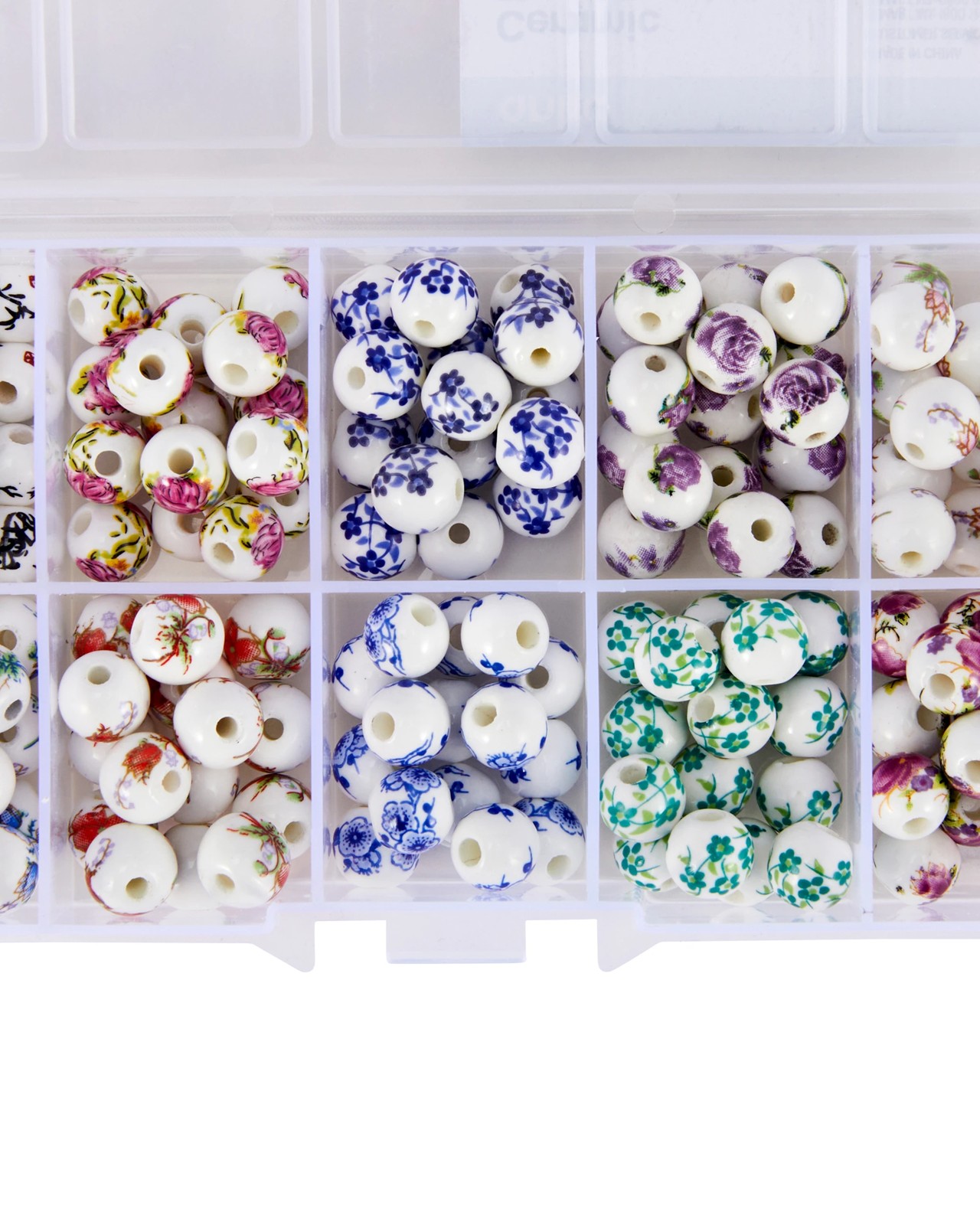 Anko Ceramic Floral Beads 2 of 2