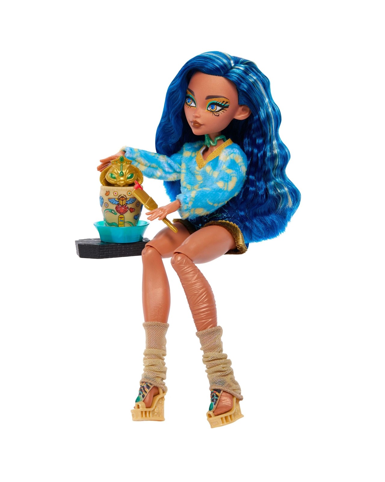 Monster High Self-Scare Secrets Cleo De Nile Fashion Doll With 13 Realistic Accessories 3 of 6