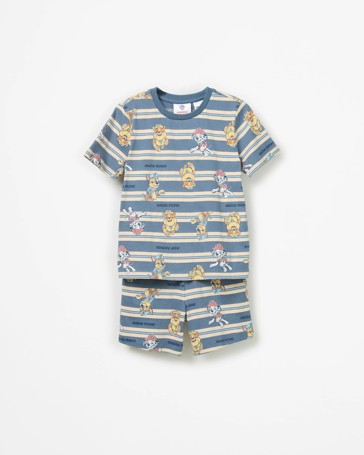 PAW Patrol Australian Cotton Younger Boys 2 Pack Short Pyjama Set