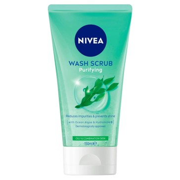 Nivea Purifying Wash Scrub 150ml - Ocean Algae