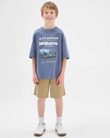 Licensed Williams F1 Australian Cotton Oversized T-Shirt