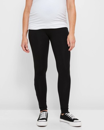 Target Curve Organic Cotton Full Length Leggings - Black