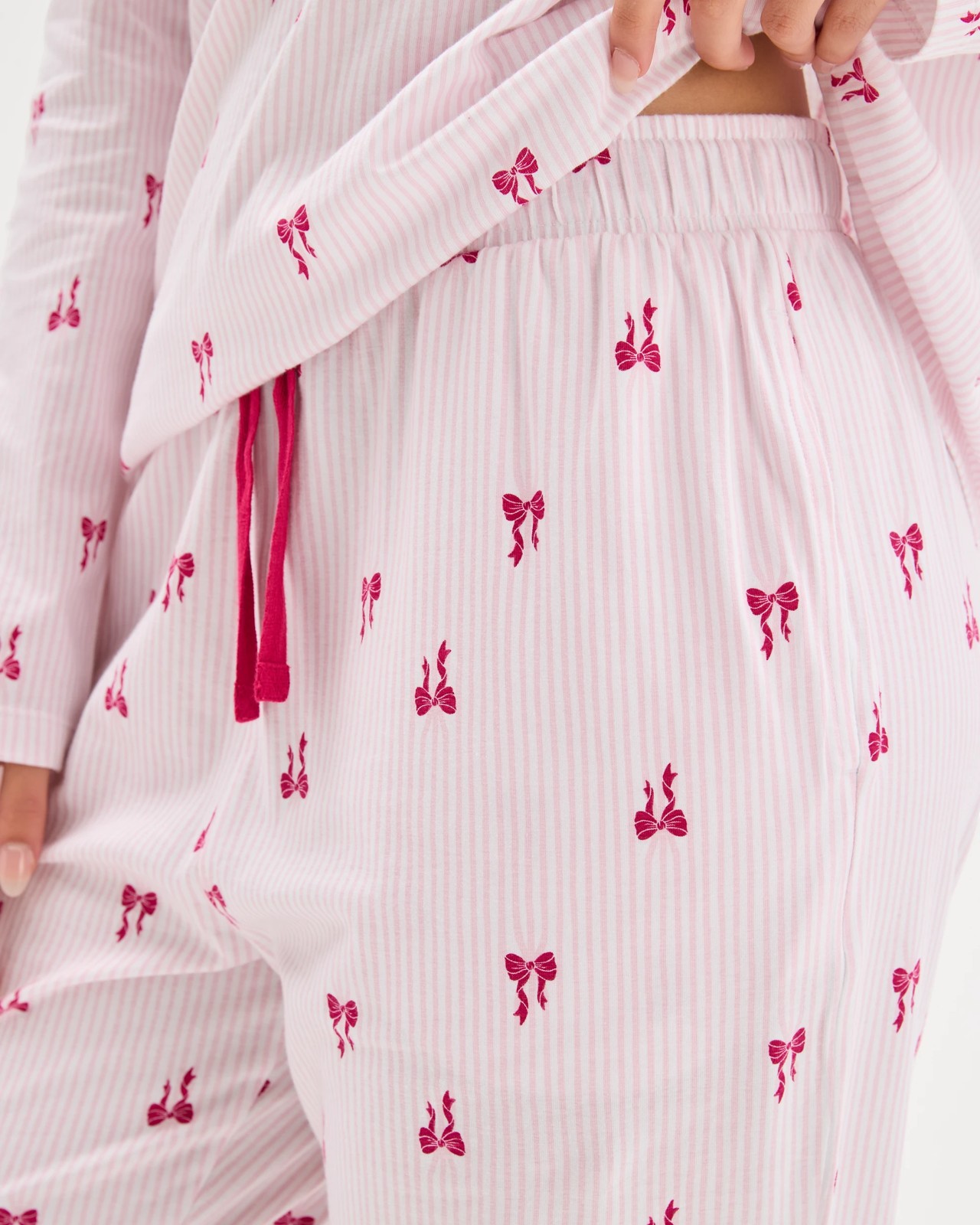 Australian Cotton Printed Sleep Joggers - Bow 5 of 6