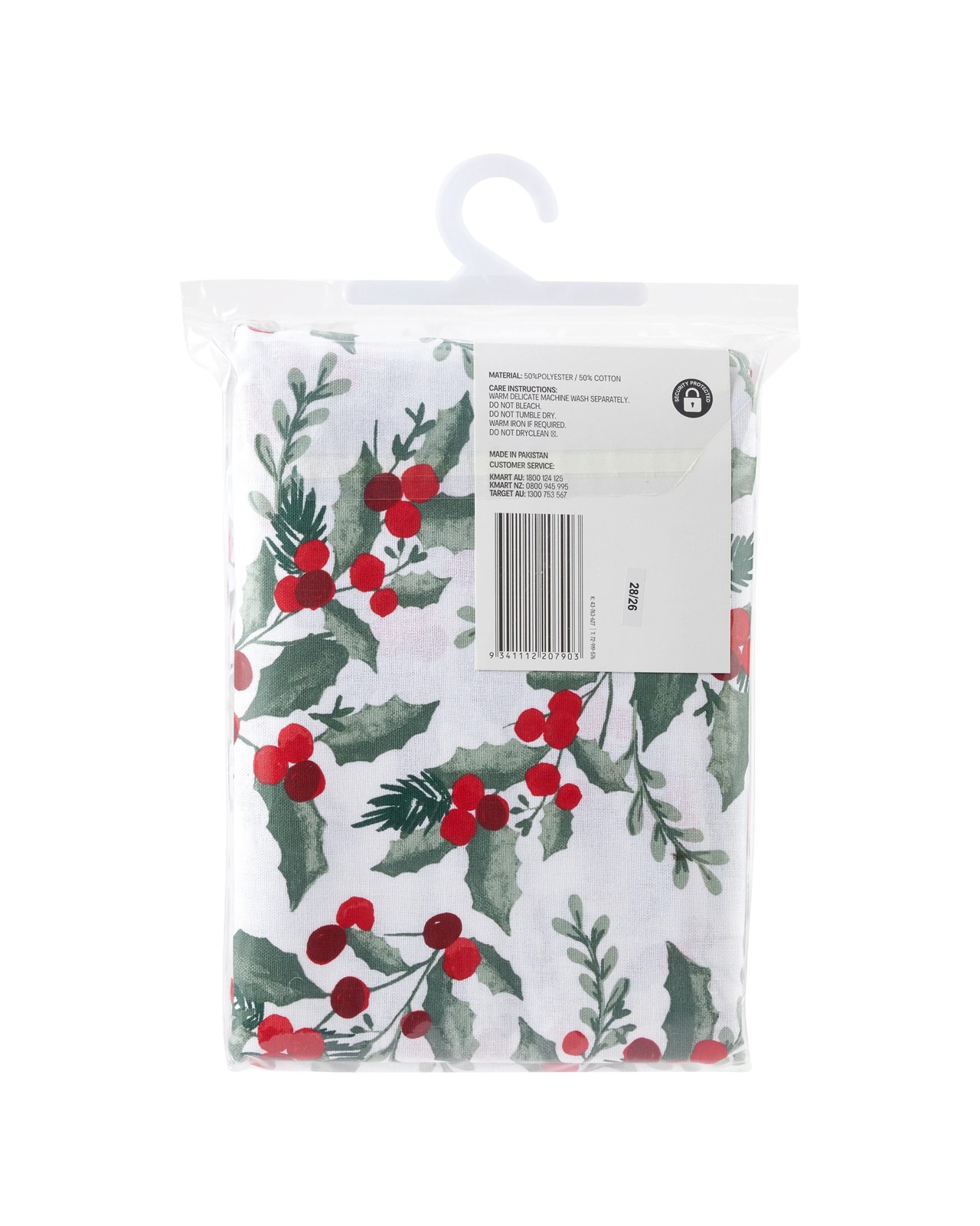 Anko Traditional Holly Tablecloth 5 of 5