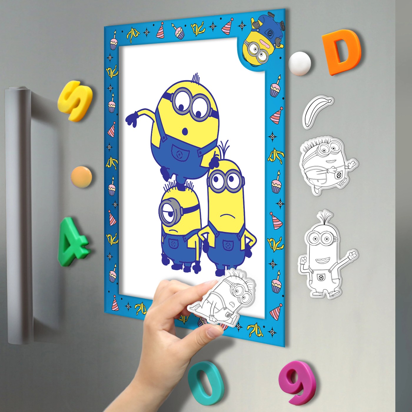 Illumination's Minions: Kaleidoscope Colour-Me Magnets Colouring Book 5 of 6