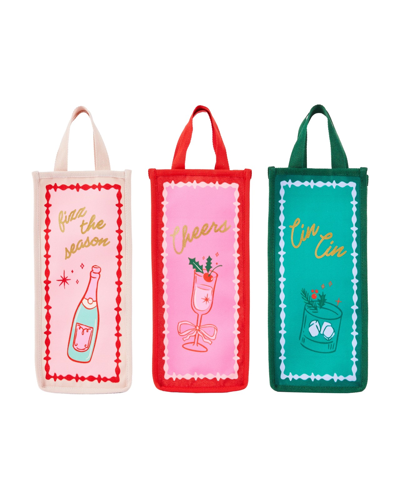 Anko Bottle Gift Bag - Assorted 2 of 4