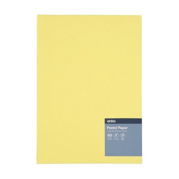 A4 Pastel Paper, 500 Sheets - Anko