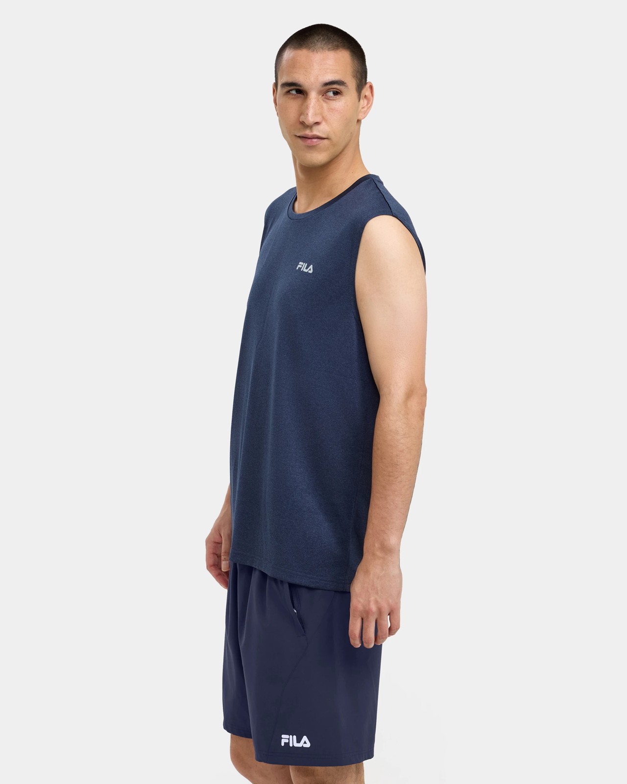 Fila Flint Quick Dry Tank Top - Navy Marle 3 of 5