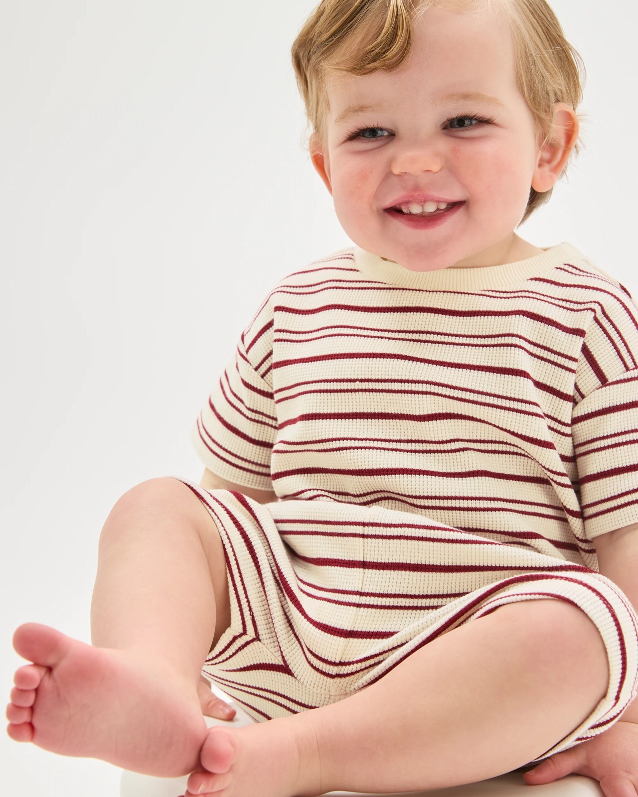 Baby Organic Cotton 2 Pack Waffle T-Shirts 3 of 5