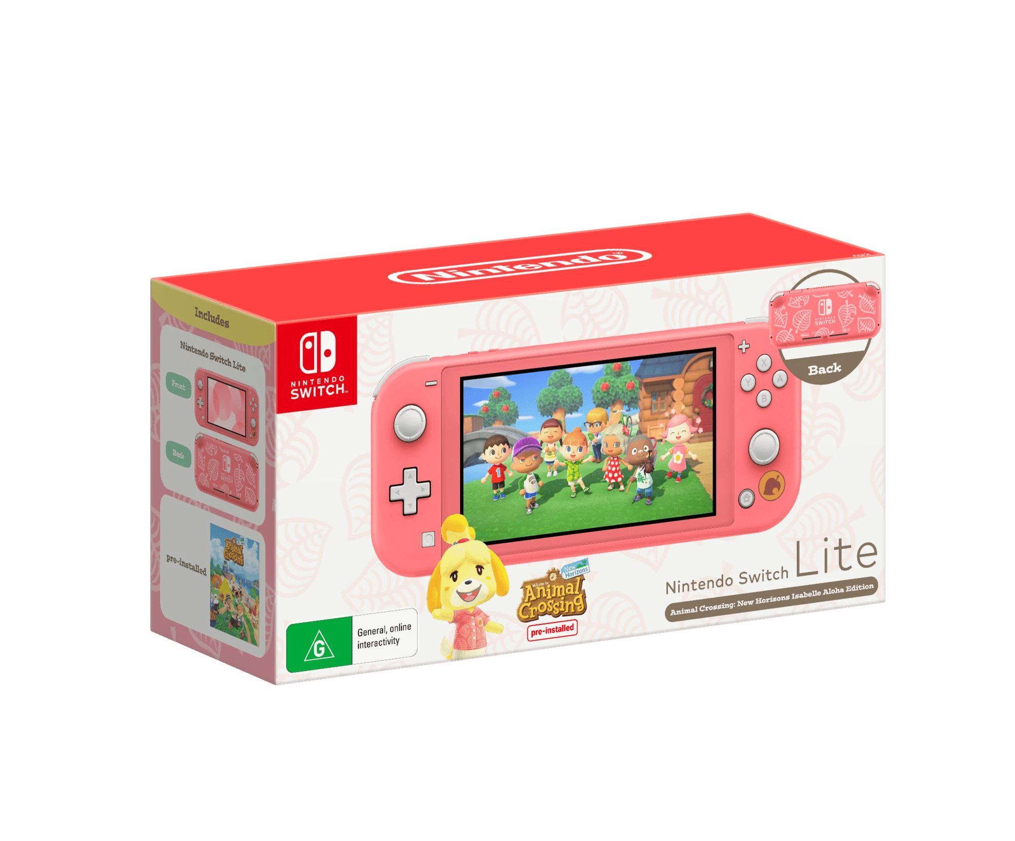 Nintendo Switch Lite Animal Crossing New Horizons Isabelle