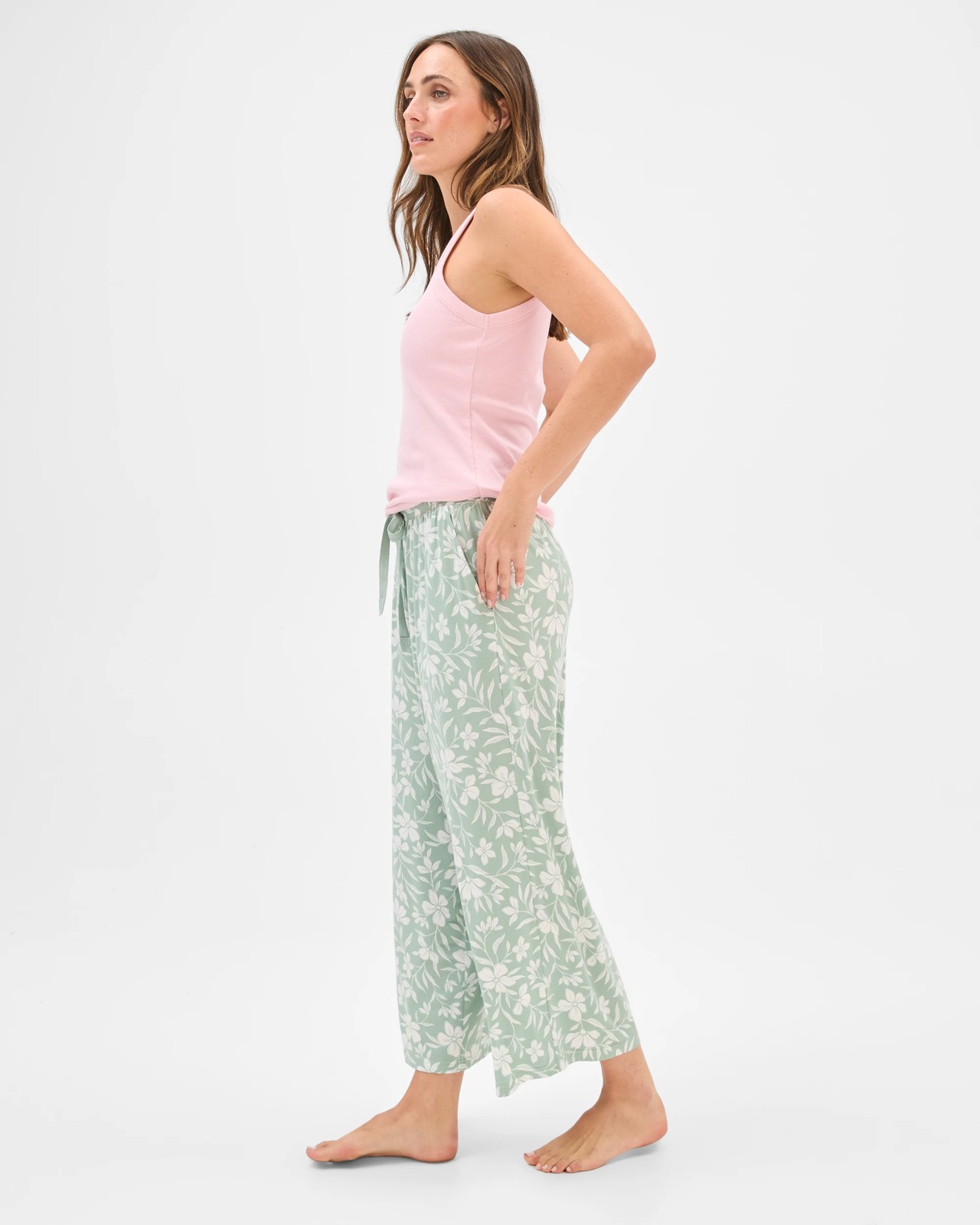Soft Comfort Bamboo Culotte Sleep Pants 5 of 6