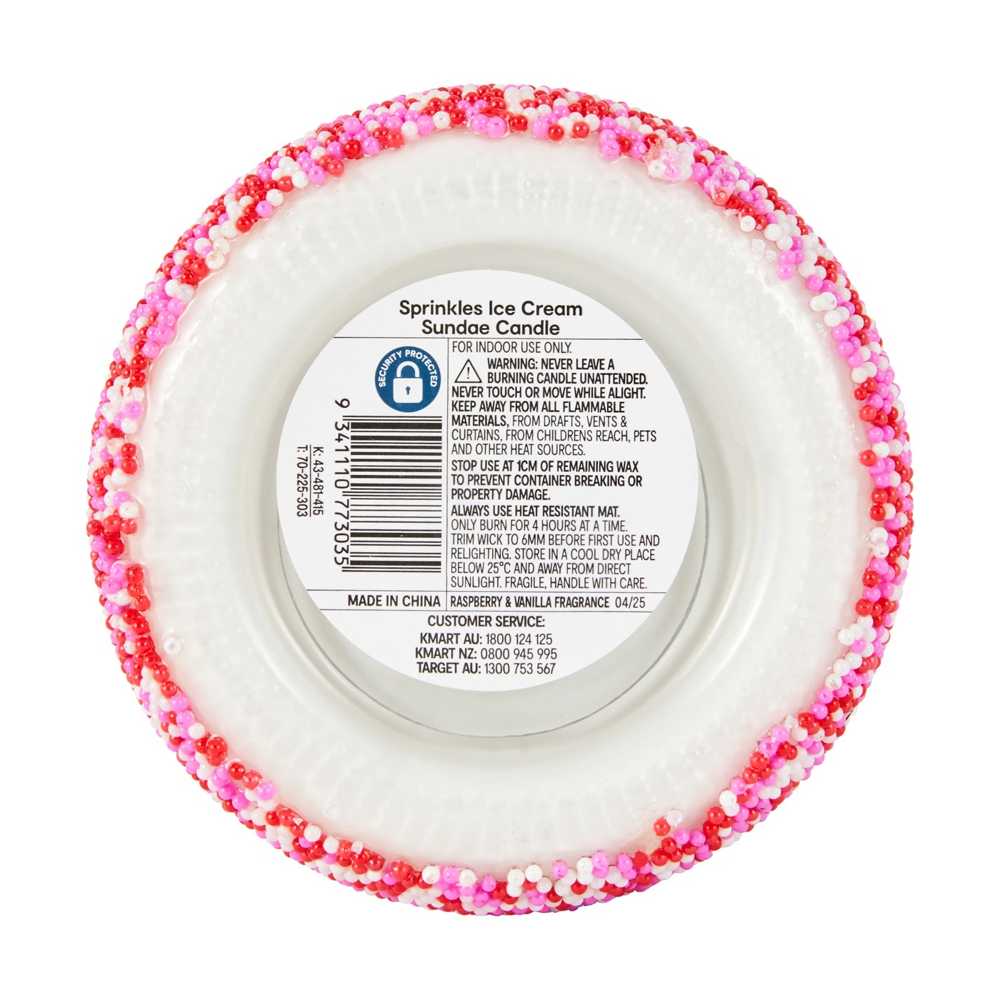 Sprinkles Ice Cream Sundae Candle - Anko 4 of 4