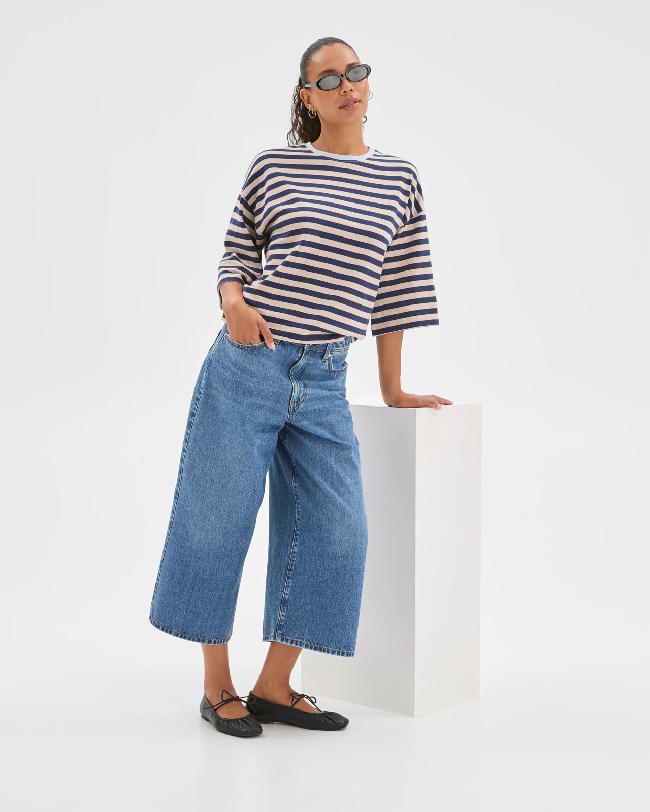 Culotte Denim Pants 4 of 6