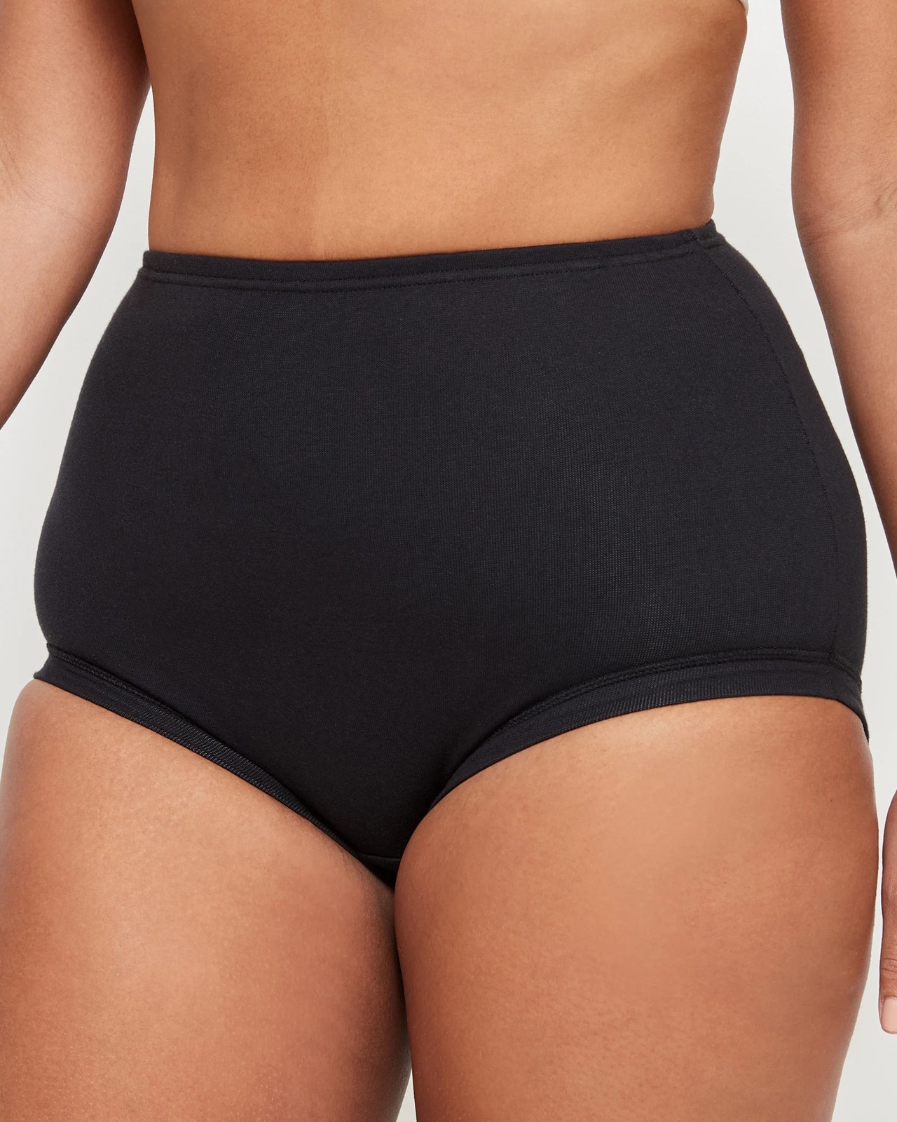 Bonds Women's Cottontails Full Brief 3 Pack Black