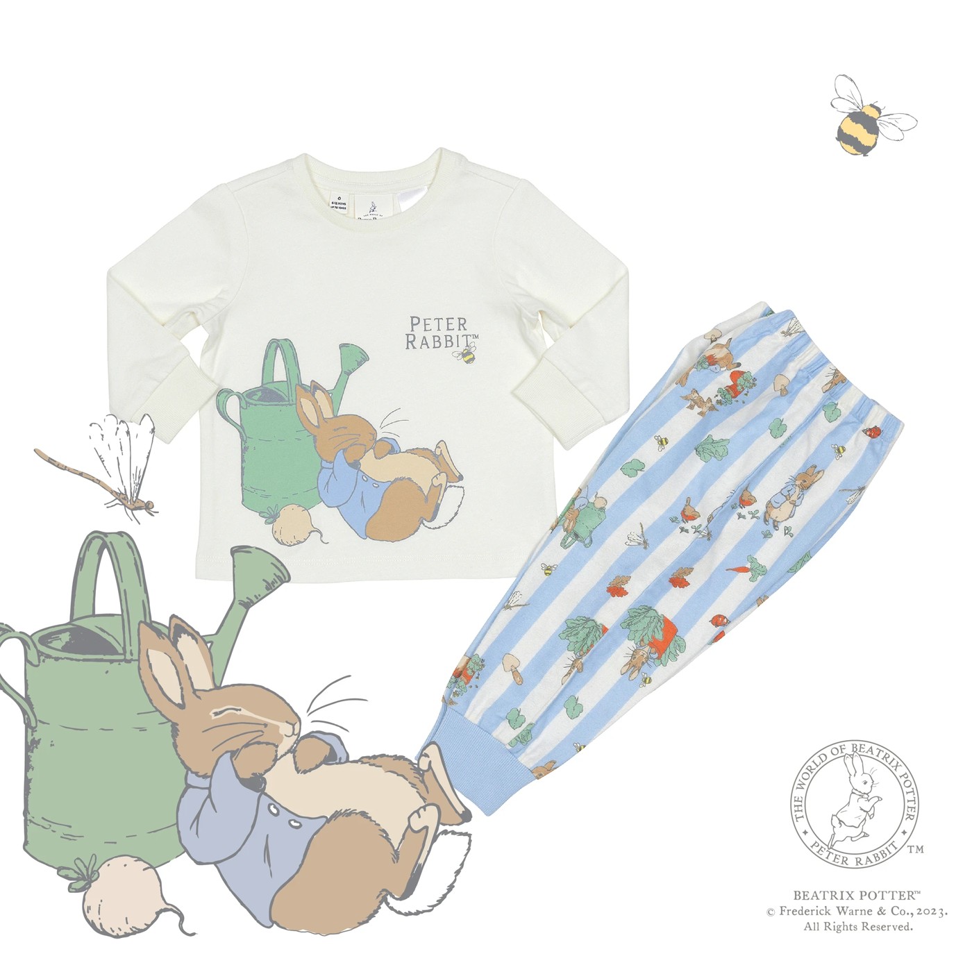 Baby Boy Family Matching Peter Rabbit Cotton Pyjama Set Target Australia