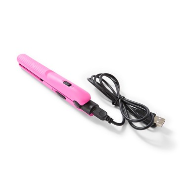 Anko Mini USB Straightener - Hot Pink