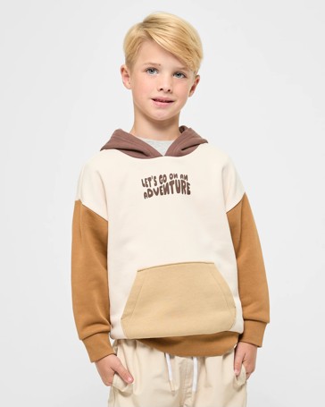 Oversize Spliced Hoodie