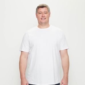 Plus Australian Cotton Crew T-Shirt