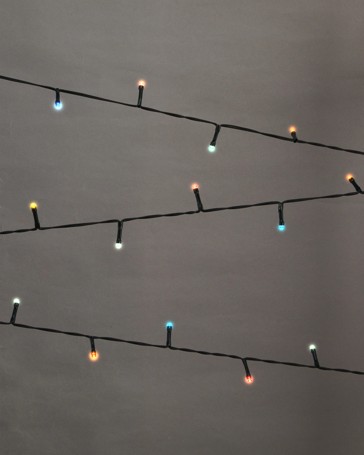 Anko Solar Powered 500 LED Multifunction Multi - Coloured String Lights