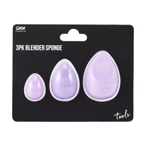 3 Pack Blender Sponge, Purple - OXX Cosmetics product image