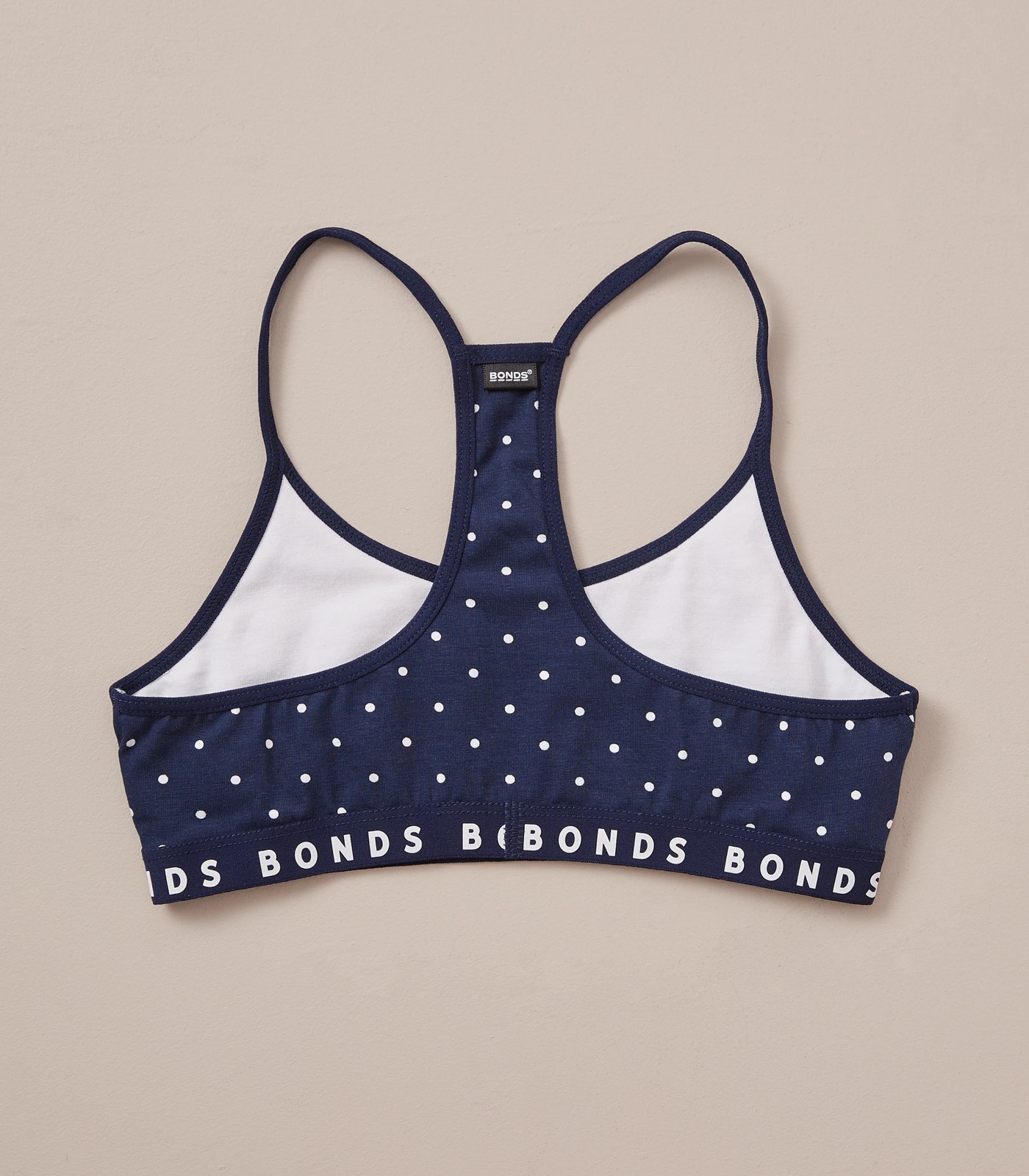 3 Pack Bonds Girls Hipster Racer Back Crops 3 of 5