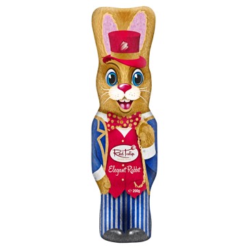 Red Tulip Elegant Milk Chocolate Rabbit, 200g - Assorted