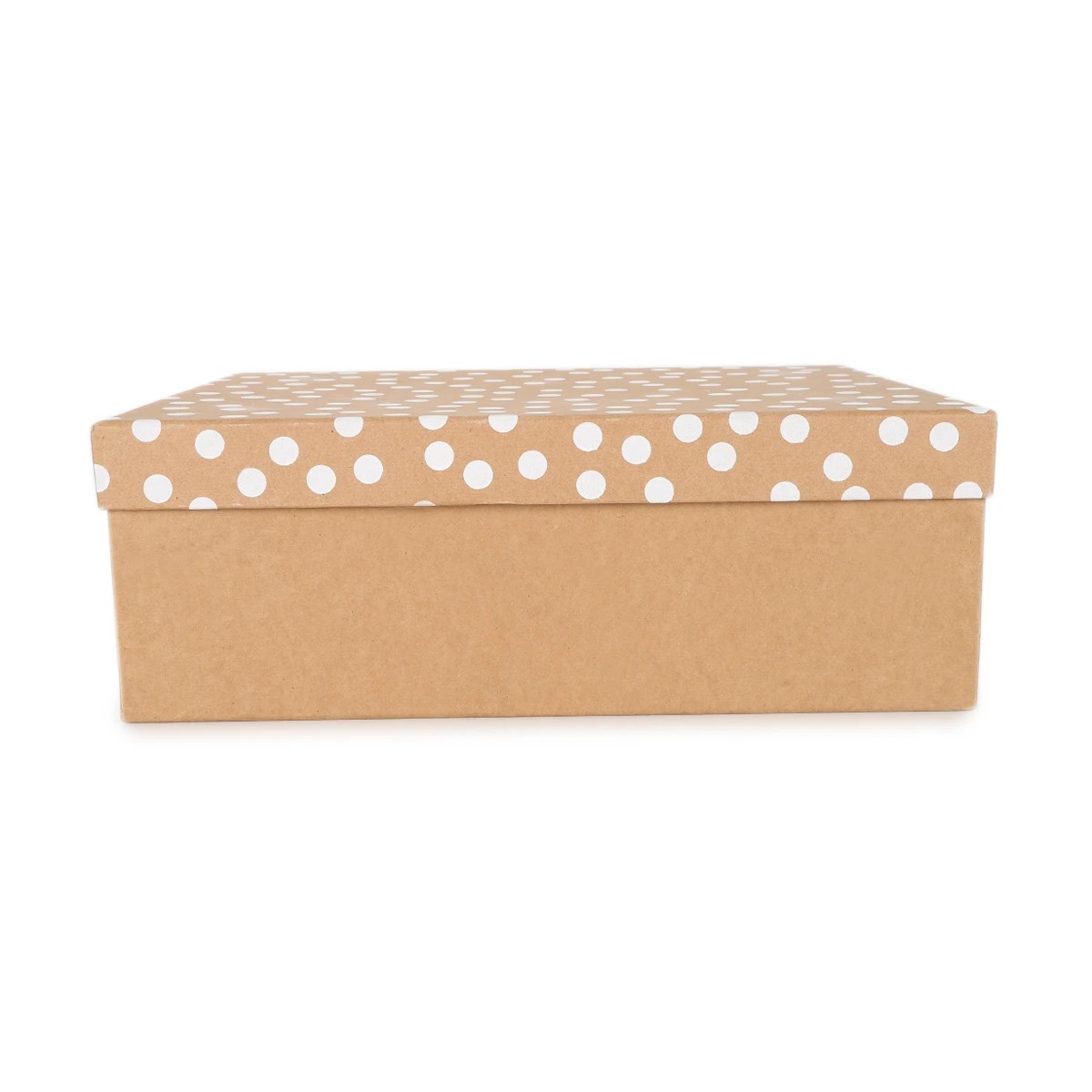 Kraft Dot Gift Box - Anko 4 of 5