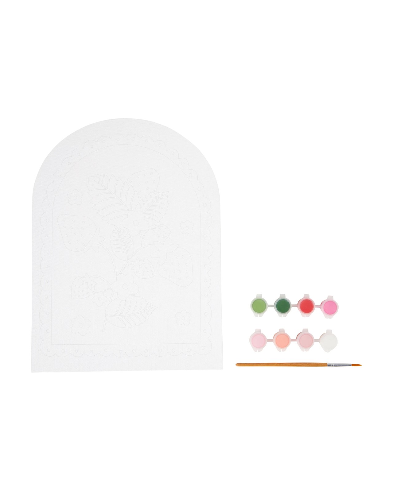 Anko Paint Your Own Canvas Art Kit - Berry 2 of 4