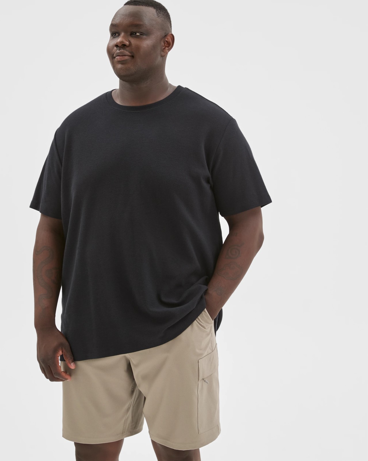 Plus Size Hybrid Shorts - Fallen Rock 3 of 6