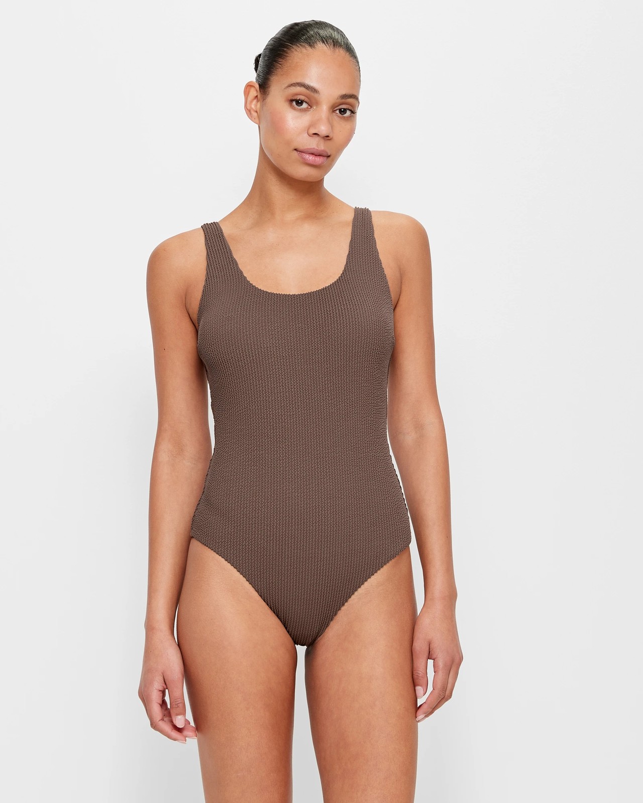 Crinkle One Piece Scoop Swim Bathers Target Australia