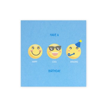 Creative Publishing by Hallmark Birthday Greeting Card - Emoji Party!