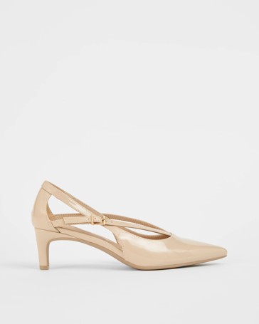 Closed Back V-Shape Dress Heel