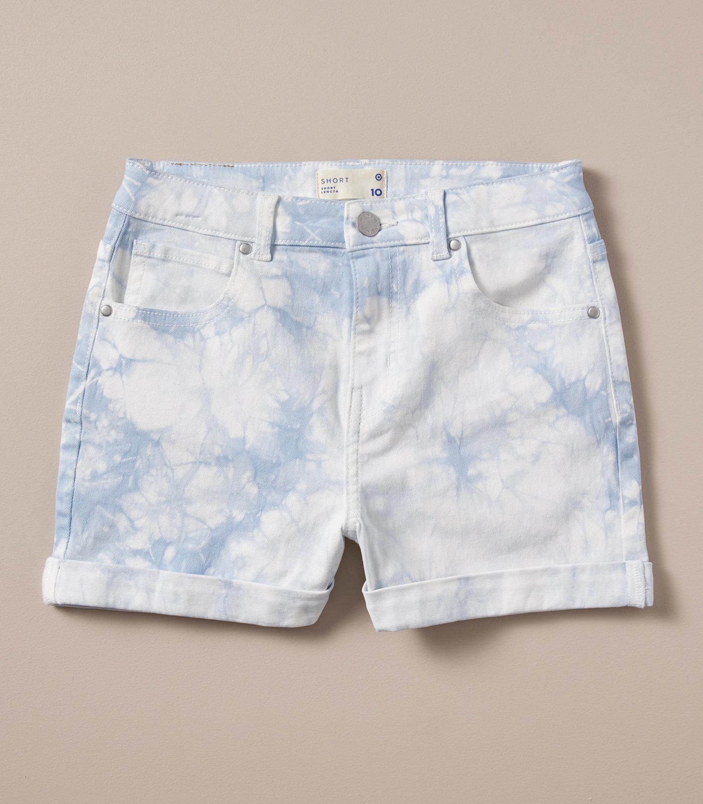 Tie-Dye Denim Shorts 6 of 6
