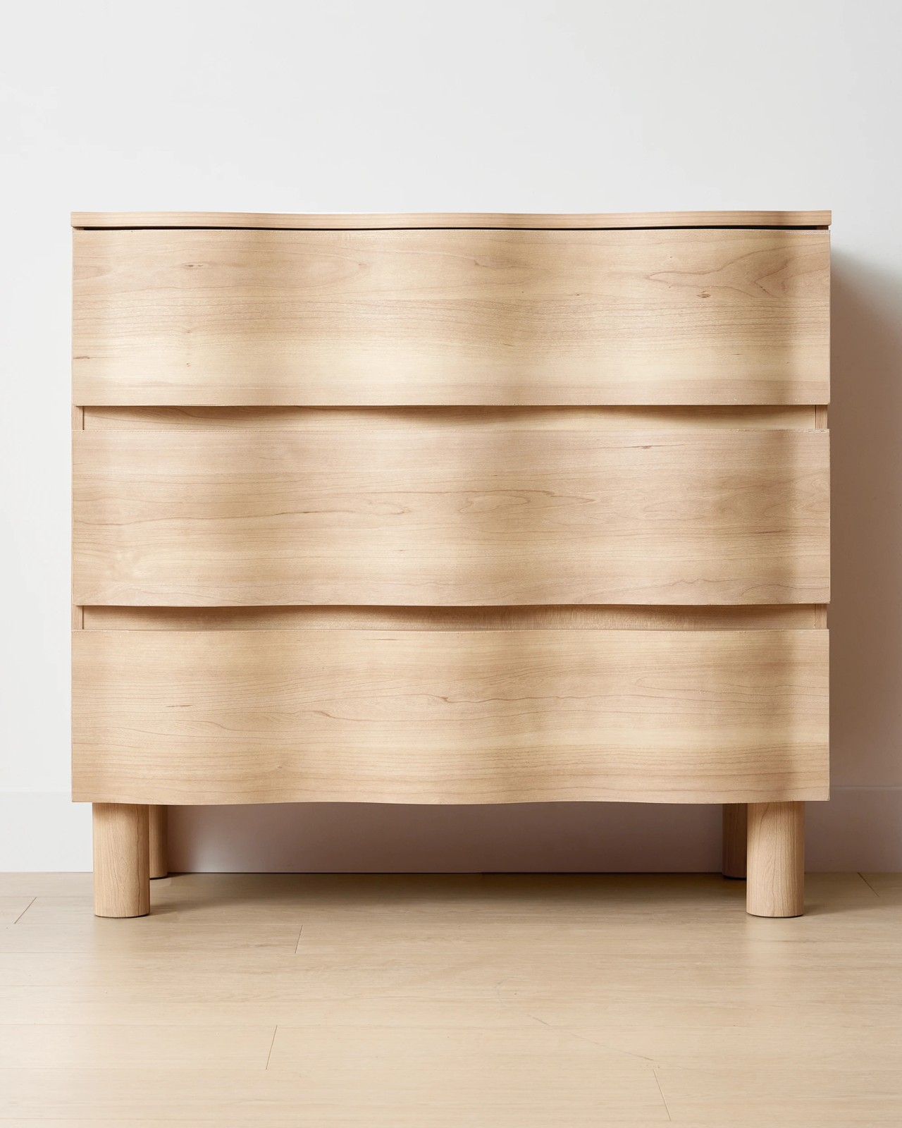 Anko Ripple 3 Drawer Chest - Light Oak 3 of 5