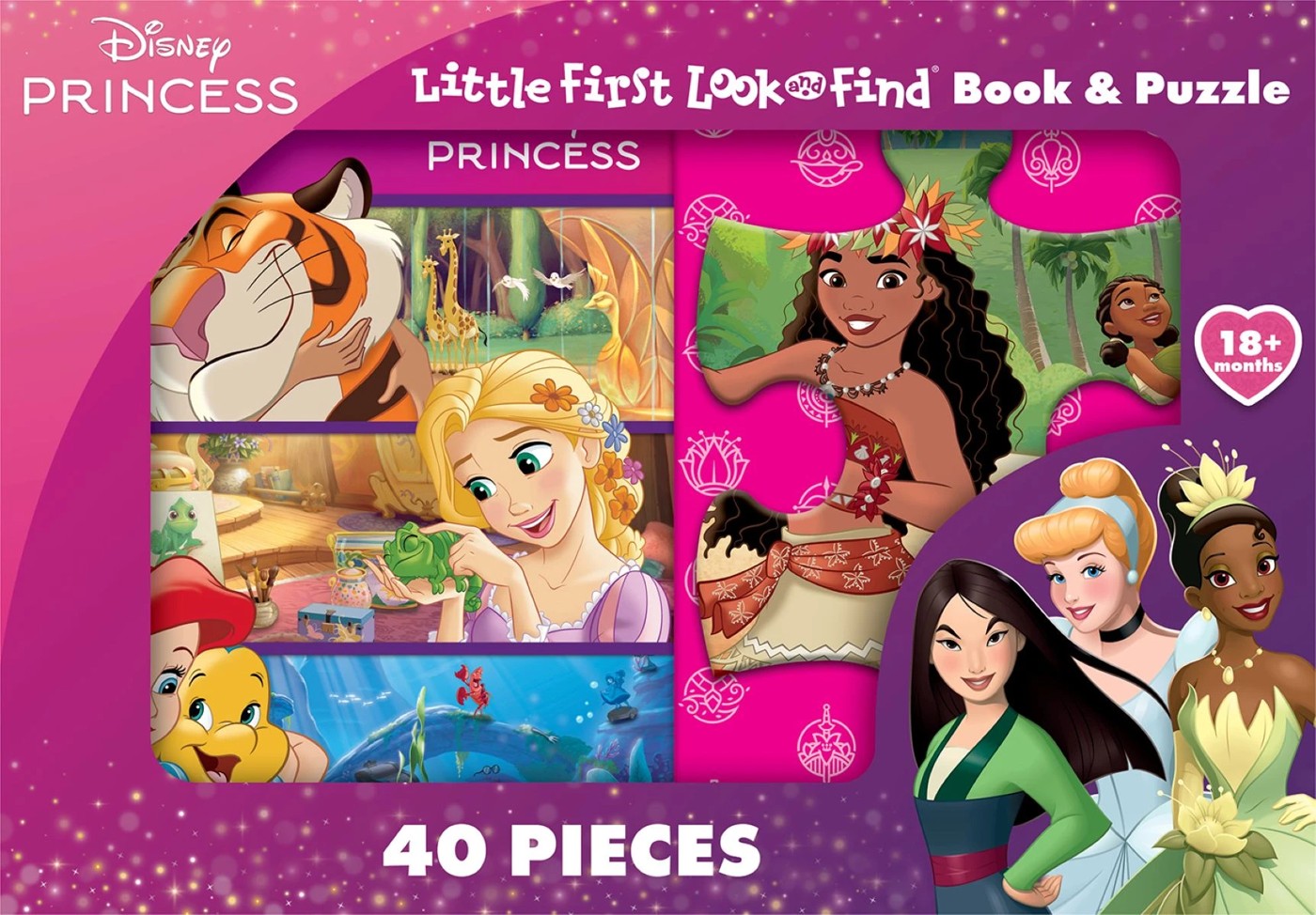Disney Princess: Little First Look and Find Book and Puzzle Set 2 of 5