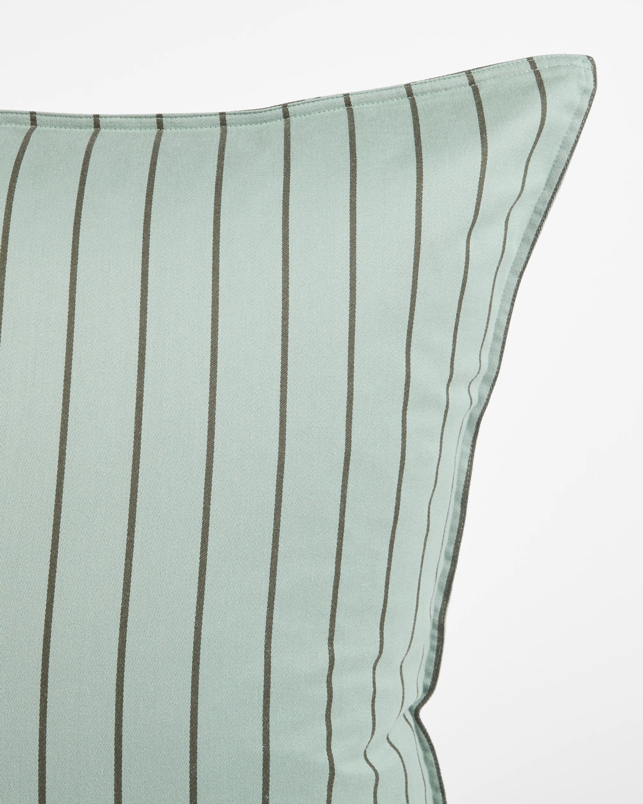 Rayne Stripe Stonewash European Pillowcase - Moss Green 4 of 6