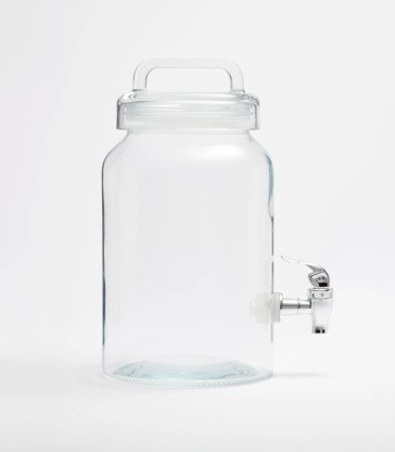 4L Glass Dispenser with Tap