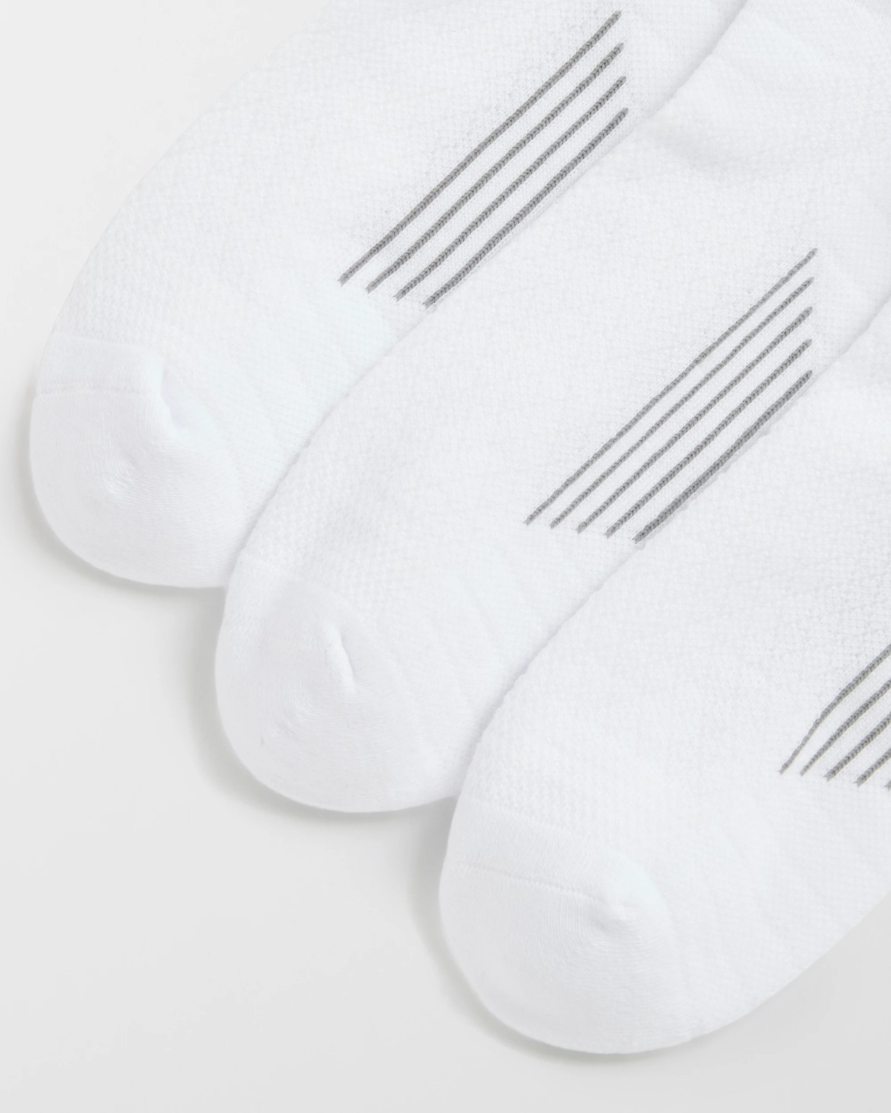 Maxx Australian Cotton Blend 3 Pack Performance Low Cut Socks - White 2 of 3