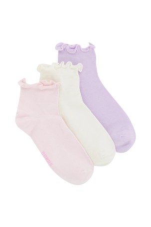 Bonds 3 Pack Frill Anklet Socks